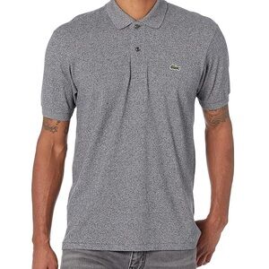 Lacoste Sport Men's XL Gray Pique Knit Polo Shirt - excellent condition